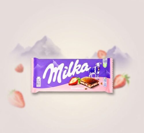 Bulk-Solid-for-Chocolate-Bars-with-Biscuit-and-Nut-for-Global-Distribution-to-Wholesalers-Importers-Retail-Markets.jpeg Milka Strawberry (Erdbeer) Alpine milk chocolate bar