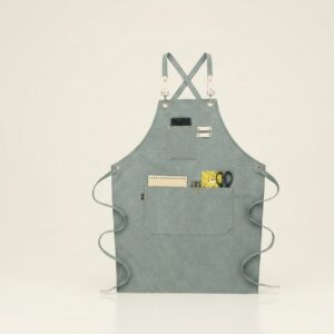 Unisex-heavy-duty-Chefs-work-apron-with-large-pockets-and-cross-back-design-made-from-durable-cotton-canvas.jpeg Unisex Chef Aprons